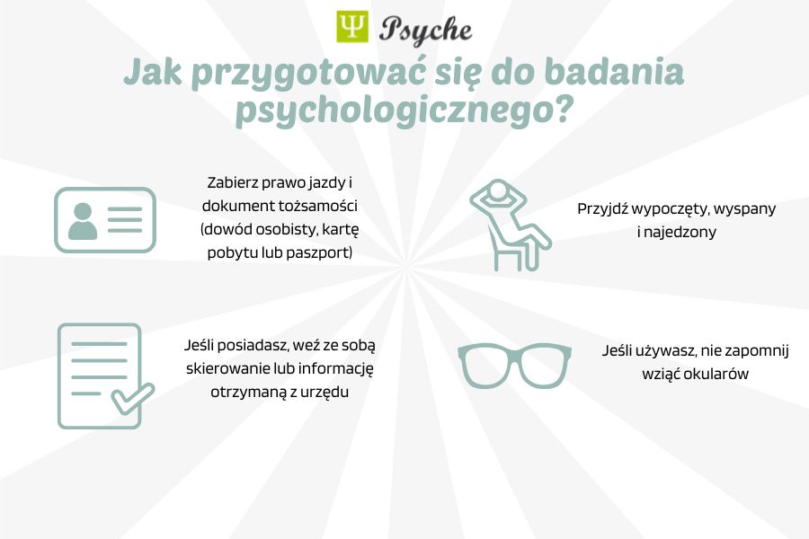 Ośrodek badań psychologicznych dla kierowców Opole - Jak przygotować się do badania