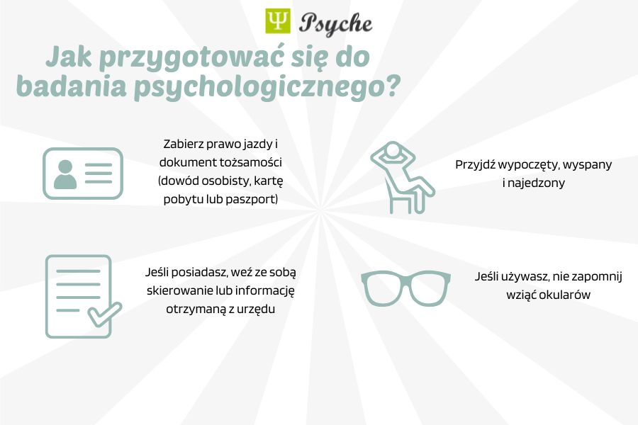 Jak się przygotować do badania psychologicznego kierowców